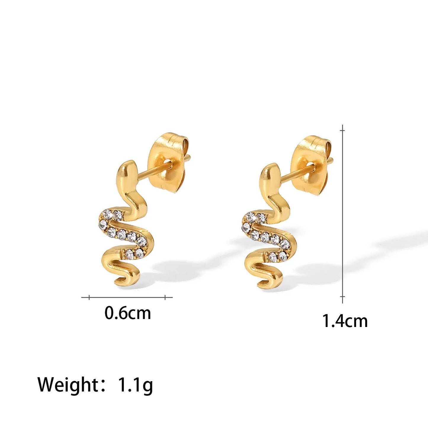 Mini Serpent Studs