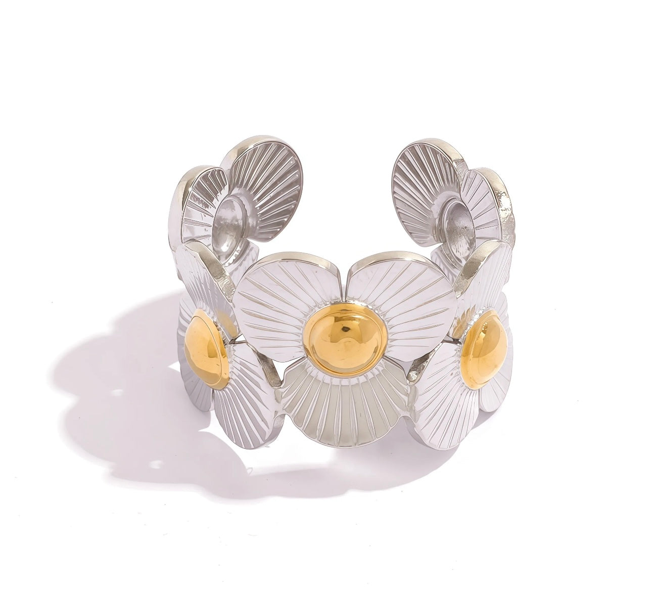 Flower Cuff Ring