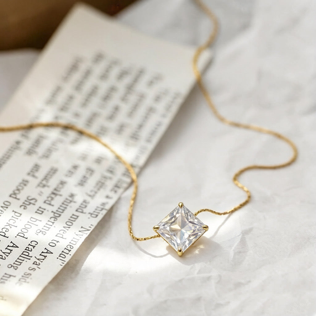 Solitaire Diamond Necklace
