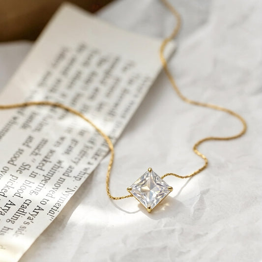 Solitaire Diamond Necklace