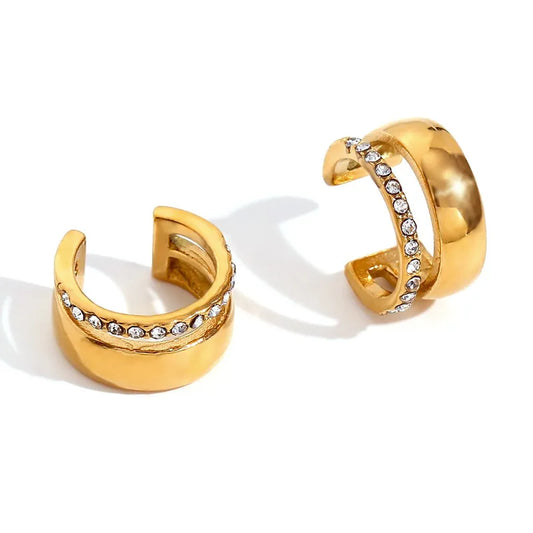 Crystal Curve Ear Cuff