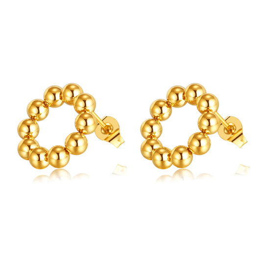 Studs Círculos Dorados