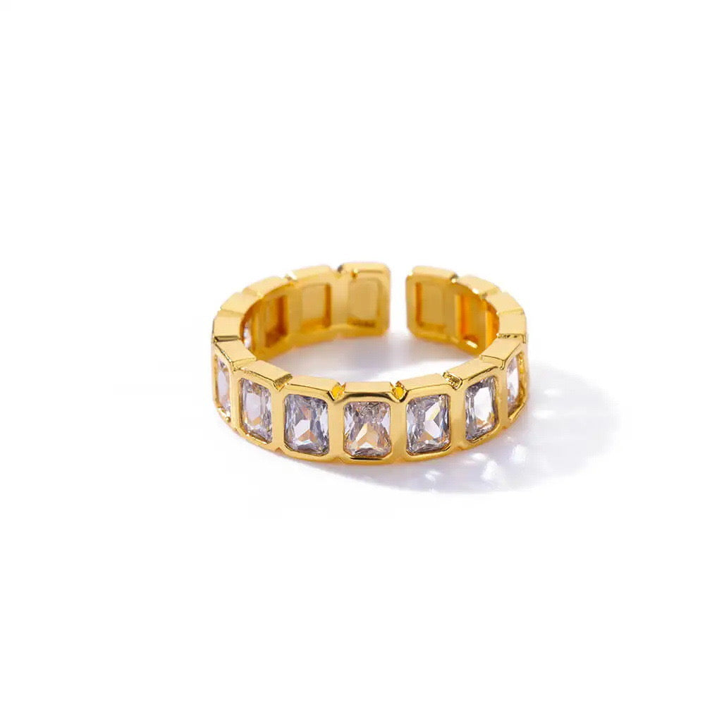 Luxe Prism open ring